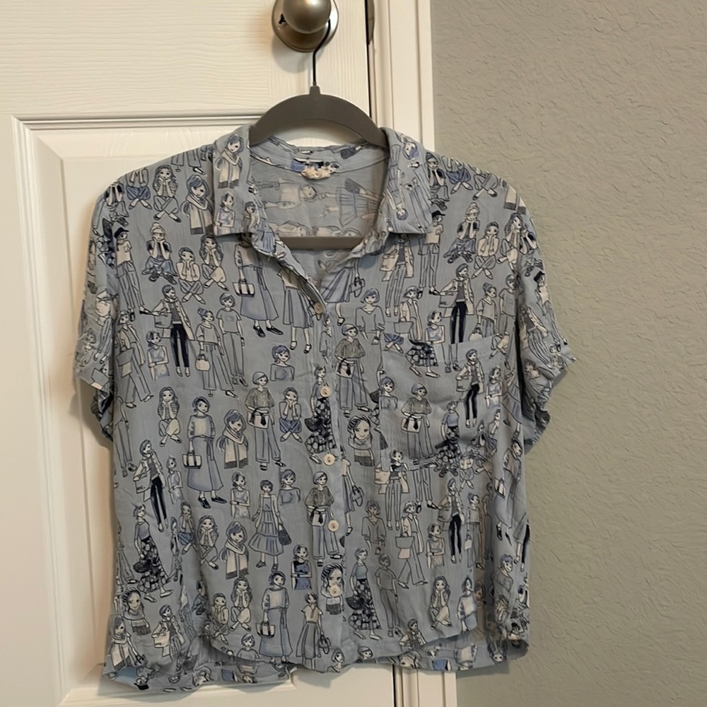Dress shirt, it can be casual or elegant depending of your style,